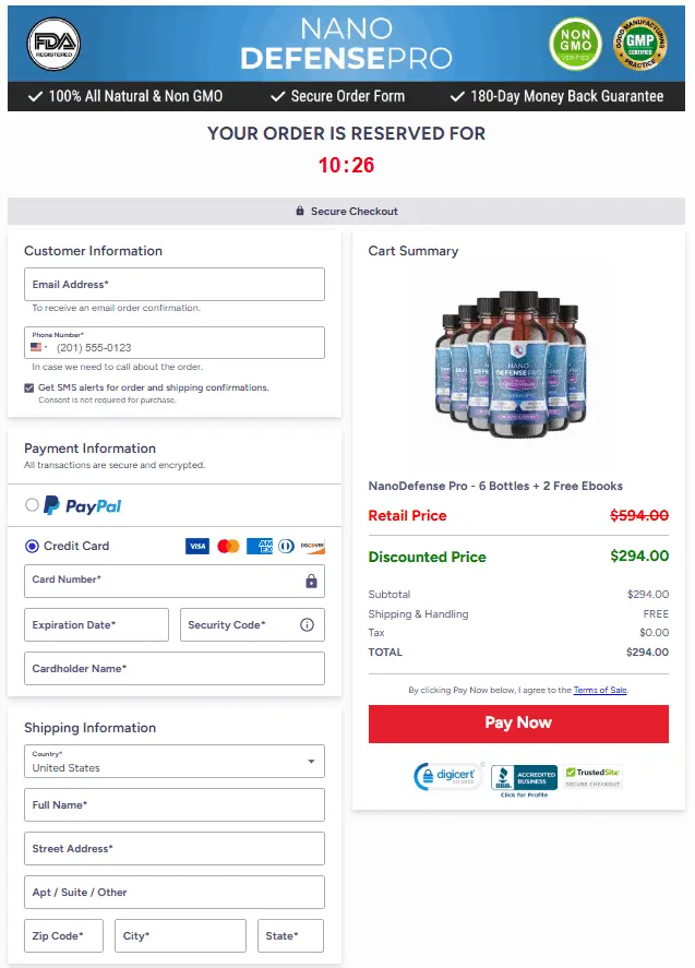 nanodefense pro order